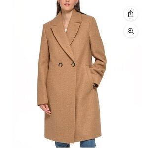 DKNY Women's Camel Trench Coat